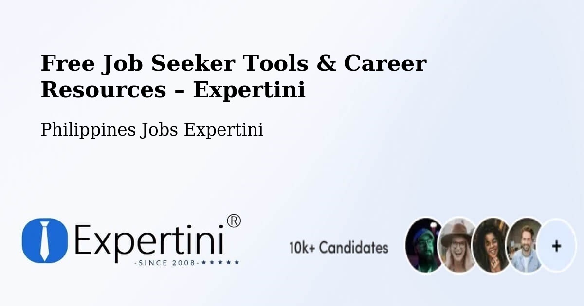 Free Job Seeker Tools & Career Resources – Bislig - Bislig, Philippines Jobs Expertini