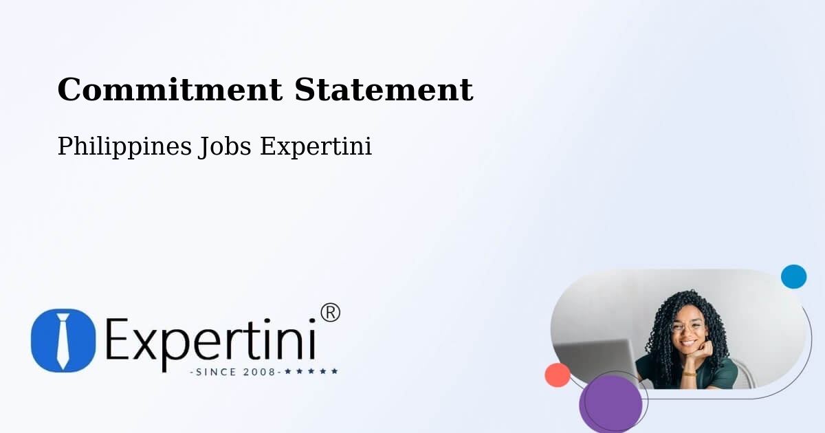 Corporate Commitment – Bislig - Philippines Jobs Expertini