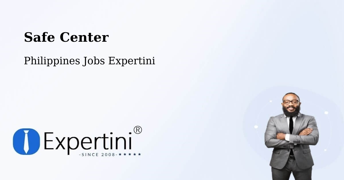 Safety Center – Bislig - Philippines Jobs Expertini